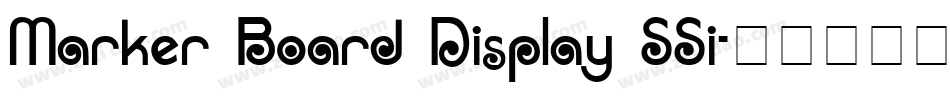 Marker Board Display SSi字体转换